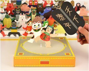 「ちょっと懐かしい」が家族を盛り上げる！？遊べるセット「紙ずもう」