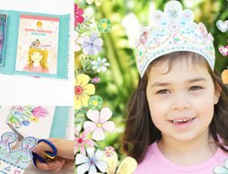 憧れのティアラが自分でかわいく作れちゃう！「ペーパークラウン プリンセスと宝石」