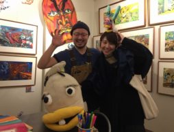 【行ってみた】『給食番長』がおでむかえ！どど～んギュッ！濃い原画展はじまってます。11/14~11/30