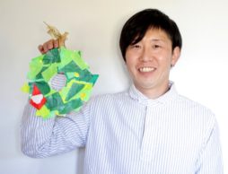 【工作あそび】牛乳パックの簡単ペタペタ「クリスマスリース」