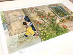 あの名作絵本のワンシーンがお部屋に飾れる！【刷込みサイン入り】林明子プリマグラフィ版画