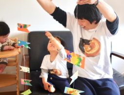 【工作あそび】オシャレで簡単！鯉のぼりモビール作り