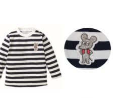 【news】絵本『ねずみくんのチョッキ』がベビー向け「長袖Ｔシャツ」になって発売！