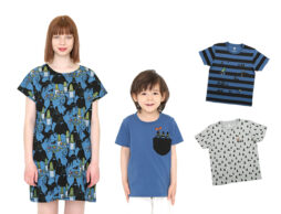 黒マントに黒い帽子といえば…？ あのどろぼう3人組がＴシャツ&ワンピースになっちゃった！！＜すてきな三にんぐみ×グラニフ＞