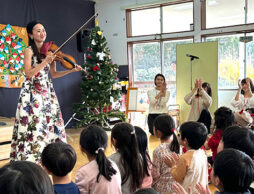 ０歳から楽しむ「Xmas クラシックコンサート」開催レポート　美しの森幼稚園でクリスマスイベント（横浜市青葉区）